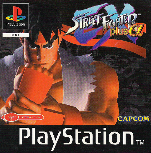 Street Fighter EX Plus Alpha box art for Playstation